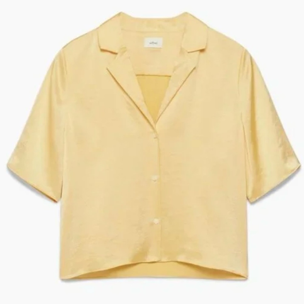 Wilfred Pale Yellow Button-Down Shirt